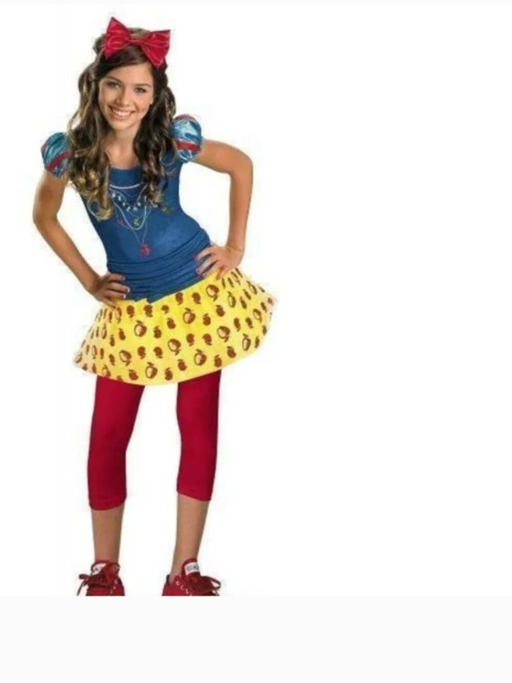 Disney Snow White Halloween Costume 10/12 Princess Dress & Headband 2 Pc Girls